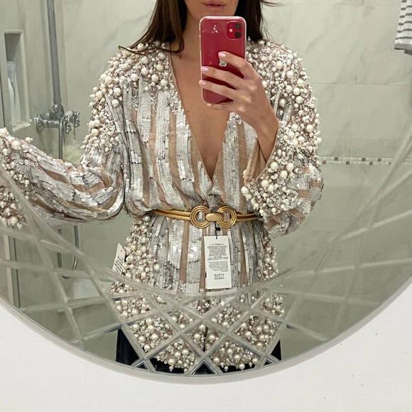 Asos Edition Pearl and Tassel Jacket - Picture 5 of 9